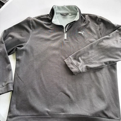 Pullover Puma WarmCell Cuarto de Cremallera Sunset Hills Club de Golf XXL 3XL Gris Vellón Foto 1 de 4