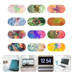 12 Pcs Sichtschutz Computer-Webcam-Abdeckung Tablet-Kamera-Folie - Afbeelding 1 van 12