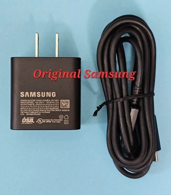 Samsung 45W Super Fast Charging USB-C Wall Adapter w/Type C Charging Cable  - Image 1 of 3