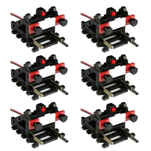6 Pack Wired Buffer Stops With Light (for DCC and analog layouts, HO/OO) - Picture 1 of 1