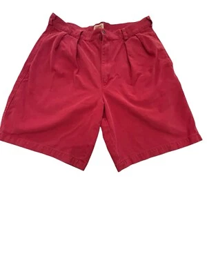 Pantalones cortos vintage Banana Republic para hombre talla 36 rojos años 80’s Mill Valley etiqueta vertical Foto 1 de 4