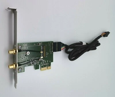 DELL M.2 (NGFF) Wireless Kartenmodul zum PCI Express Adapterkonverter CN-07HP8W - Bild 1 von 4