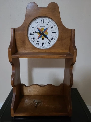Seth Thomas Shelf Clock MODEL E606-001 Cover