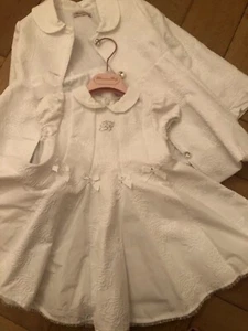 Blumarine Set 3 Teile (Kleid +Mantel +Hut) Gr.24 Monate - Bild 1 von 9