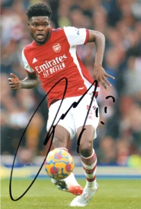 ARSENAL & GHANA: FOTO DE ACCIÓN FIRMADA POR THOMAS PARTIDOY 6x4 + certificado de autenticidad - Imagen 1 de 1