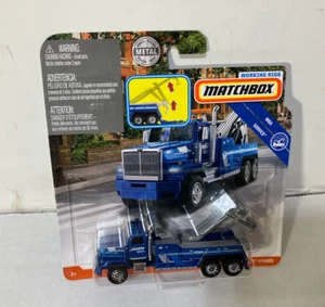 Matchbox 2019 Western Star 6900XD Wrecker Working Rigs Blue Sealed - Picture 1 of 7