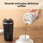 Stainless Steel Coffee Mug Insulated Travel Cup Thermal Flask Vacuum Leakproof