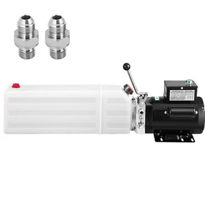 6 Quart Car Lift Hydraulic Power Unit Pack AC 220V for Lifting Platform 3 HP - Picture 1 of 9