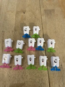 12 Baby First Tooth Holder Plastic 1 1/2" - Picture 1 of 5