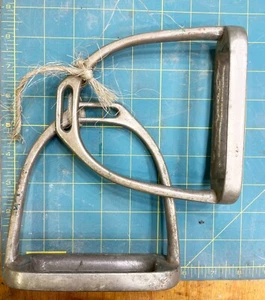 VINTAGE Herm Spenger HS Neverrust Germany Stirrup Iron Set - Picture 1 of 7