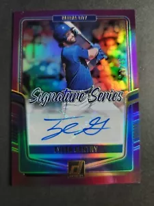 Tyler Gentry 2024 Donruss Baseball Signature Series Viola Auto /49 - Foto 1 di 2