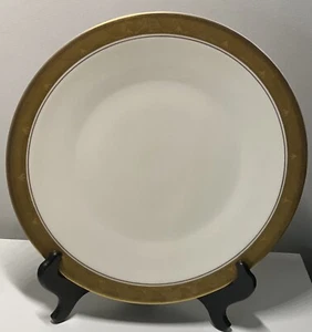 Franciscan Masterpiece China KASMIR Dinner Plate Gold Encrusted 10-1/2” EUC (12) - Picture 1 of 5