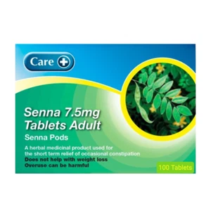 120 Senna Tablets Care Natural Constipation Relief (Senokot) Brands May Vary - Picture 1 of 4