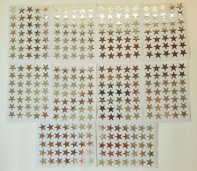 350 - 3500 Estrellas Plata Pegatinas Pegatinas Iglesia Confirmación Niños Manualidades • 1.99€