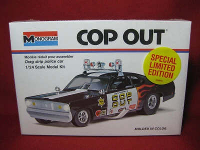Cop Out Plymouth Duster Police Funny Car Dragster Tom Daniel 1/24 Model Kit - Image 1 of 4