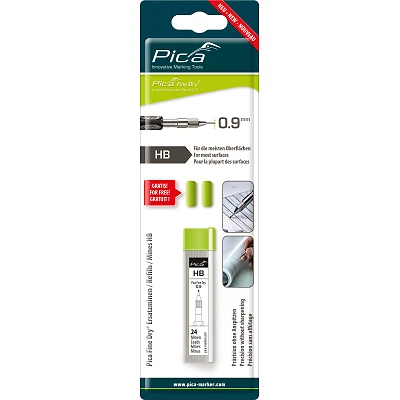 Pica Precise Fine-Dry refill set HB Blister Packed