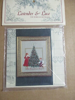 Lavender & Lace Cross Stitch Chart "Oh, Christmas Tree" 1993  Victorian Designs - Image 1 of 2