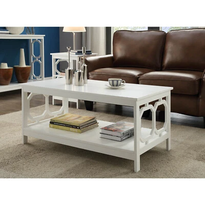 Convenience Concepts 203220W Omega Coffee Table White - Image 1 of 3