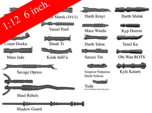 Star Wars Black Series CUSTOM Replacement Lightsaber (1/12) 6 inch Volume 2 - Picture 1 of 31