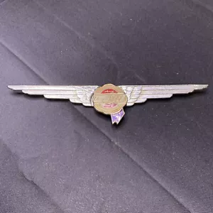 12" Fox Co. Chrysler Airflow Wing Lightning Bolts maletero emblema insignia adorno - Imagen 1 de 17