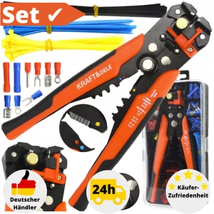 Abisolierzange Automatisch Set Isolierzange Kabelschneider Crimpzange 0,2-6,0mm² - Bild 1 von 11