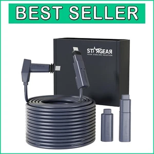 Durable 75FT Starlink Cable with Dustproof Covers for Gen2 Rectangular Satellite - Photo 1/9