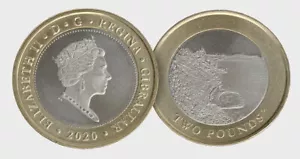 Gibraltar 2020 £2 Sandy Bay Münze - Bild 1 von 1