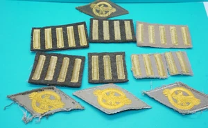 WWII Army 6 Months Of Overseas Duty Hashmark & Ruptured Duck Patches Lot Of 30 - Picture 1 of 2