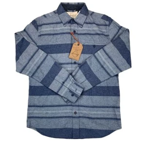 WEATHERPROOF VINTAGE mens  shirt Brushed Horizontal Stripe Woven Shirt Size S - Picture 1 of 12