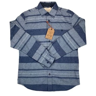 WEATHERPROOF VINTAGE mens  shirt Brushed Horizontal Stripe Woven Shirt Size S - Image 1 of 4