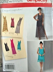 Miss MP Simplicity 1611 Pattern Dress Day & Evening UNCUT FF Size 6-8-10-12-14 - Bild 1 von 5