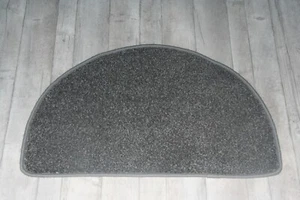 Grey Half Moon Rug Fairway 237 Door Mat Rug  Half Moon 77cm x 50cm - Picture 1 of 5