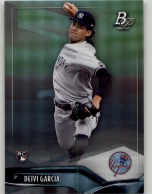 2021 Bowman Platinum Deivi Garcia Rookie #63 RC New York Yankees - Image 1 of 2