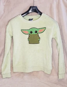 Top verde lima manga larga Star Wars Grogu/The Child talla XL (14-16) - Imagen 1 de 6
