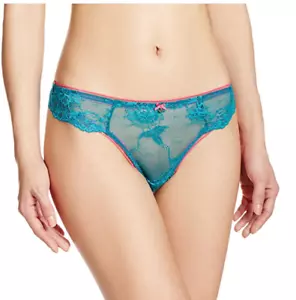Emporio Armani Sexy Fancy Pop Thong Lace Deep Jungle Size L 2301 - Picture 1 of 2
