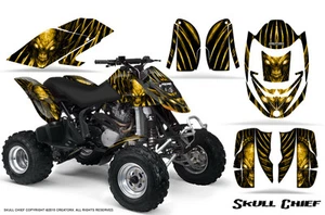 CAN-AM DS650 DS650X CREATORX GRAPHICS KIT DECALS SKULL CHIEF Y - Picture 1 of 1