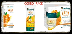 Himalaya Dark Spot Turmeric Face Cream(50g), Face Serum(30ml), Face Wash(50g) - Picture 1 of 8