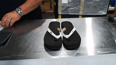 LikeNew_Sandalias para mujer Reef, cojín Reef Star atrevidas, B_marrón/blanco_9 Foto 1 de 4