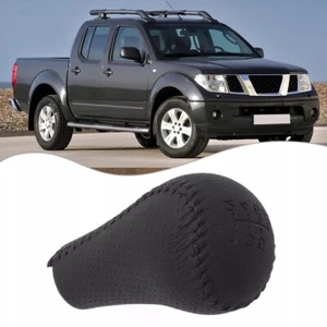Pomello cambio in pelle per Nissan per Navara D40 e per Frontier 2005 2015 - Imagen 1 de 12