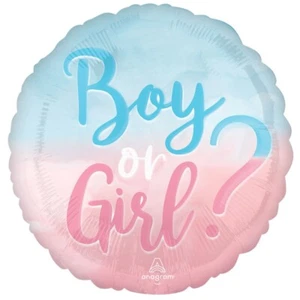 18"/45 cmThe Genger Reveal Party Boy or Girl? Foil Balloon Party Decoration - Picture 1 of 1