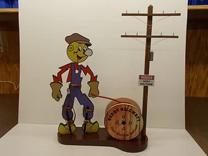 REDDY KILOWATT LINEMAN CHARACTER DIORAMA GREAT ELECTRICIAN GIFT! - Picture 1 of 12