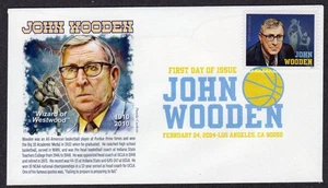 2024 "Wizard of Westwood" JOHN WOODEN 5833) - Panda Cachets DCP Cancel FDC TD615 - Picture 1 of 1