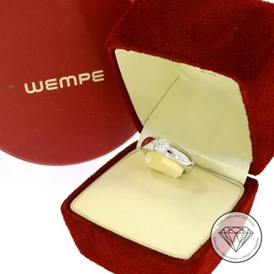 Wert: 12.800,- WEMPE Brillant Solitär Ring 1,0 Ct 750 / 18 Kt Gold XXYY - Bild 1 von 4