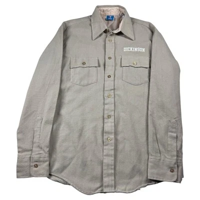 Vintage 80s Champion Flannel Button Up Long Sleeve Shirt Sz Large Workwear - Image 1 of 4