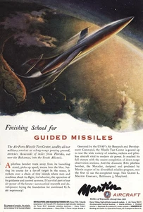 1951 Martin Aircraft: Finishing School Guided Missiles Vintage Print Ad - Picture 1 of 1