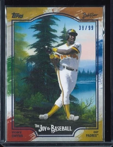 2025 Topps Bob Ross: The Joy of Baseball - Tony Gwynn /99 #53 Padres! - Bild 1 von 2