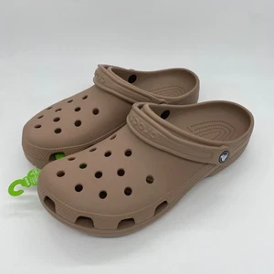 Crocs Classic Clog Slip On Comfort Lightweight Solid Brown Size 10 Mens - Picture 1 of 6