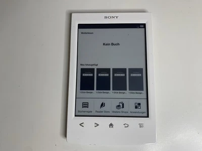 Sony PRS-T2 2GB, WLAN, (6 Zoll) - Weiß Digital Book Reader Ebook Reader - Bild 1 von 3