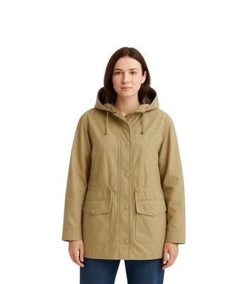 Casaco de inverno vintage Cabin Creek, anos 90, feminino 2X forrado xadrez, capuz removível, quente. - Imagem 1 de 4