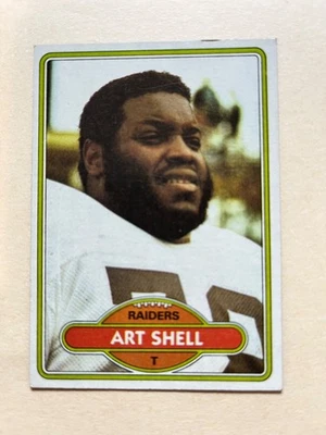 1980 Topps football hall of famer Art Shell card #382 VG - Image 1 of 2
